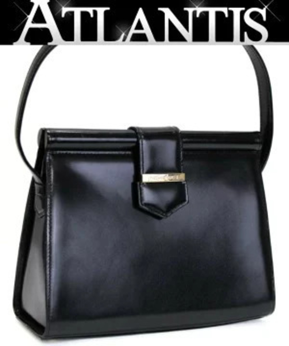 Saint Laurent Yves handbag black leather